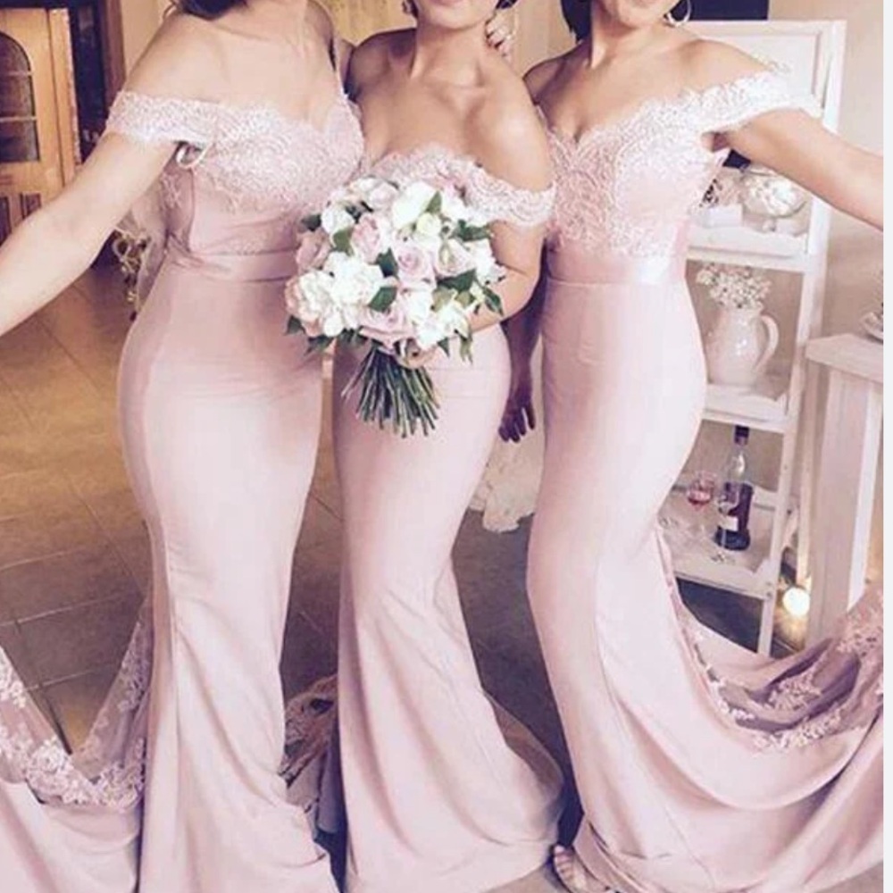 Baby Pink lace dress